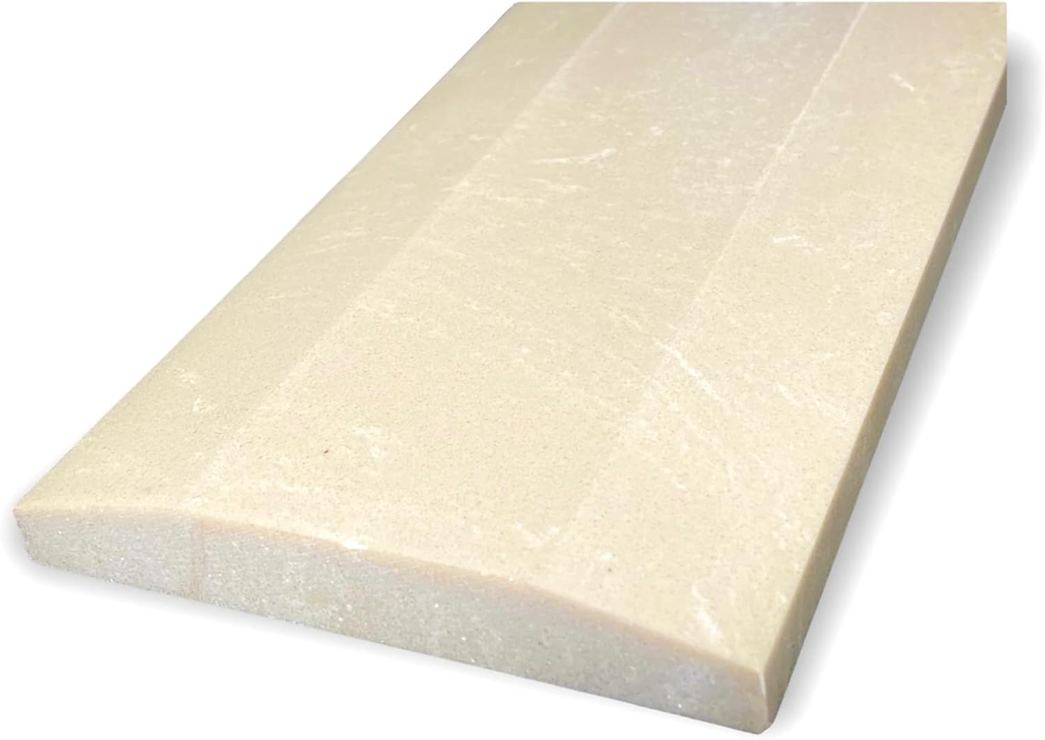Umbral doble Hollywood color crema marfil beige (sillín de mármol de ingeniería) – pulido – (4 x 36)
