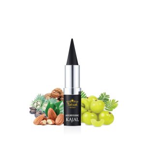 TATSAT – WELLNESS THROUGH AYURVEDA ATSAT-100% natural ayurvédico sin plomo delineador de ojos kajal  Sin conservantes  Sin productos químicos  Sin TATSAT – WELLNESS THROUGH AYURVEDA ATSAT-100% natural ayurvédico sin plomo delineador de ojos kajal  Sin conservantes  Sin productos químicos  Sin
