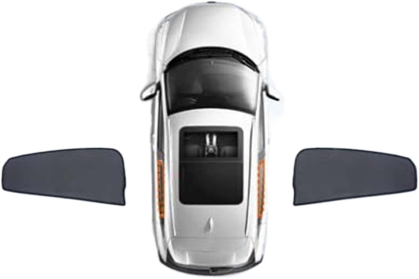 Para Mazda2 Hatchback 2014-2018. Pantalla magnética para ventana lateral de automóvil para niños, cortina de automóvil, ventanas laterales,