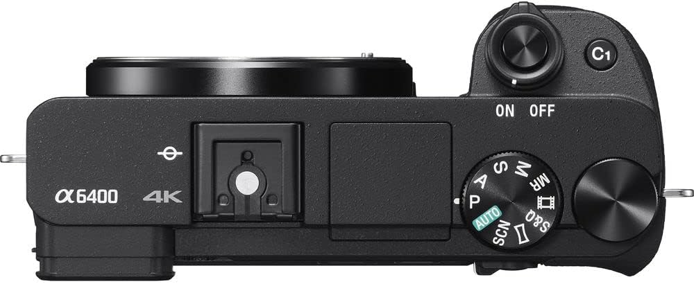 Sony Cámara sin espejo a6400 (ILCE-6400B) + tarjeta de 64 GB + 2 baterías NPF-W50 + lector de tarjetas + luz LED + software de fotos Corel + estuche