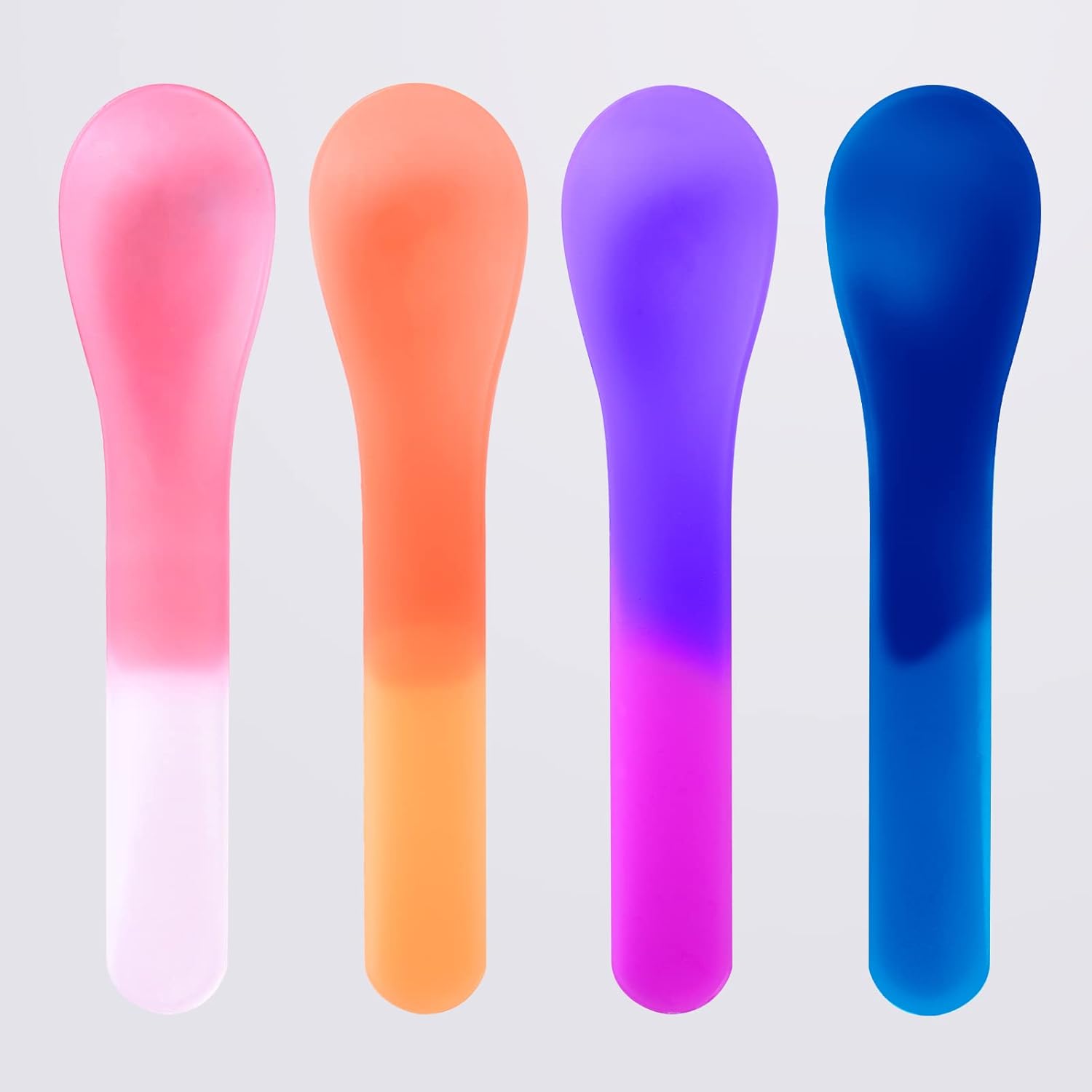 28 cucharas que cambian de color, cucharas de helado, cucharas de pudín de postre, cucharas de celebración de cumpleaños, ideales para fiestas,