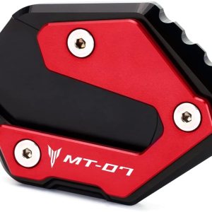 Placa de soporte de extensión de soporte lateral para motocicleta compatible con YAMAHA MT-07 2014-2023  Soporte de almohadilla de pie Accesorios Placa de soporte de extensión de soporte lateral para motocicleta compatible con YAMAHA MT-07 2014-2023  Soporte de almohadilla de pie Accesorios