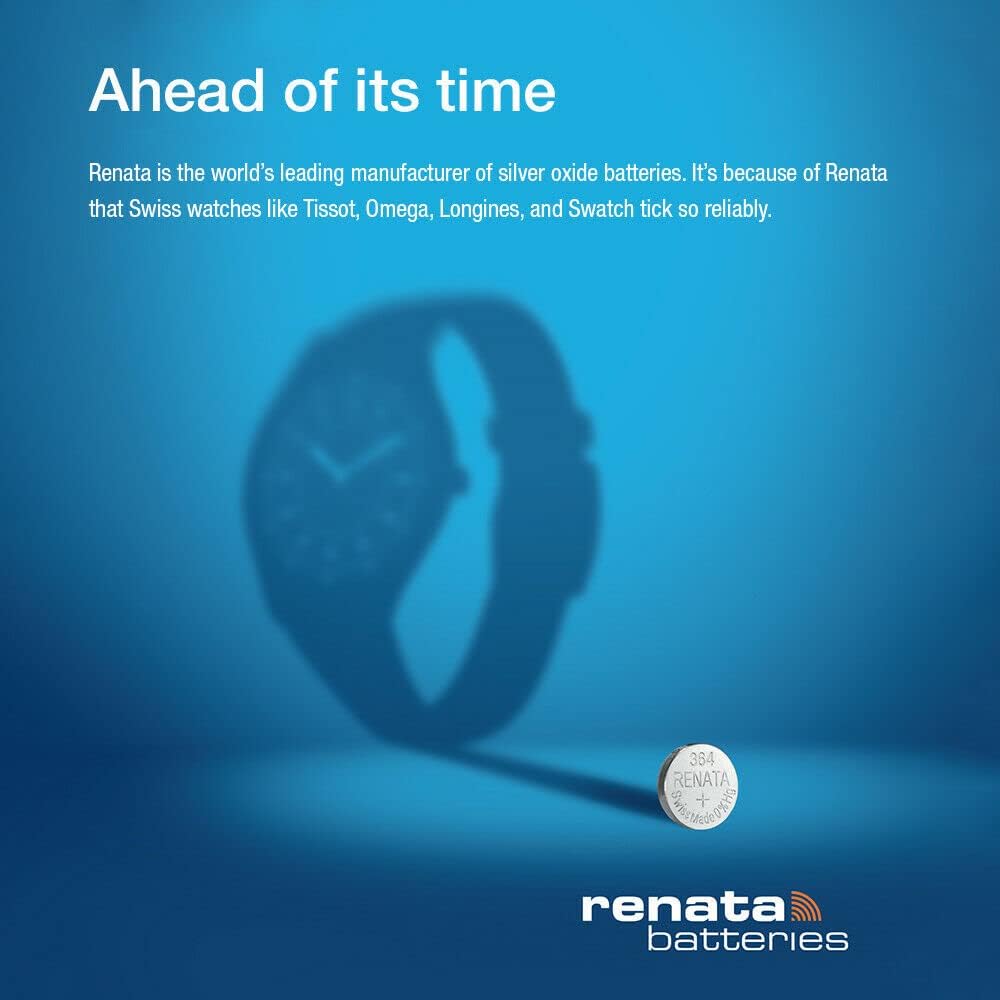 Renata 337 SR416SW – Batería de reloj de óxido plateado 337 de 1.55 V (2 unidades)
