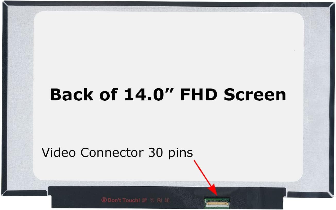 SCREENARAMA Nueva pantalla de repuesto para Huawei MateBook D 14 2021 (brillante) 30pin FHD 1920×1080 IPS LCD pantalla LED con herramientas y cinta