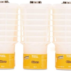 Rubbermaid Commercial Tcell Microtrans – Recambio neutralizador de olores, cítricos, 1.62 onzas, 6caja Rubbermaid Commercial Tcell Microtrans – Recambio neutralizador de olores, cítricos, 1.62 onzas, 6caja