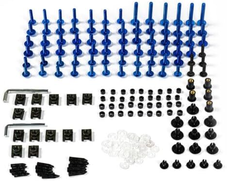 Kit de tornillos de carenado de motocicleta para Kawasaki Ninja 400 2018 2019 2020 2021 2022 sujetadores completos de aluminio clips de hardware