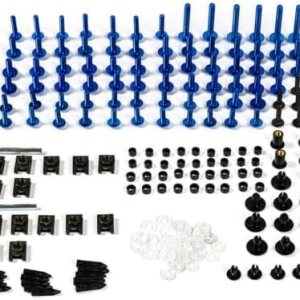 Kit de tornillos de carenado de motocicleta para Kawasaki Ninja 400 2018 2019 2020 2021 2022 sujetadores completos de aluminio clips de hardware Kit de tornillos de carenado de motocicleta para Kawasaki Ninja 400 2018 2019 2020 2021 2022 sujetadores completos de aluminio clips de hardware