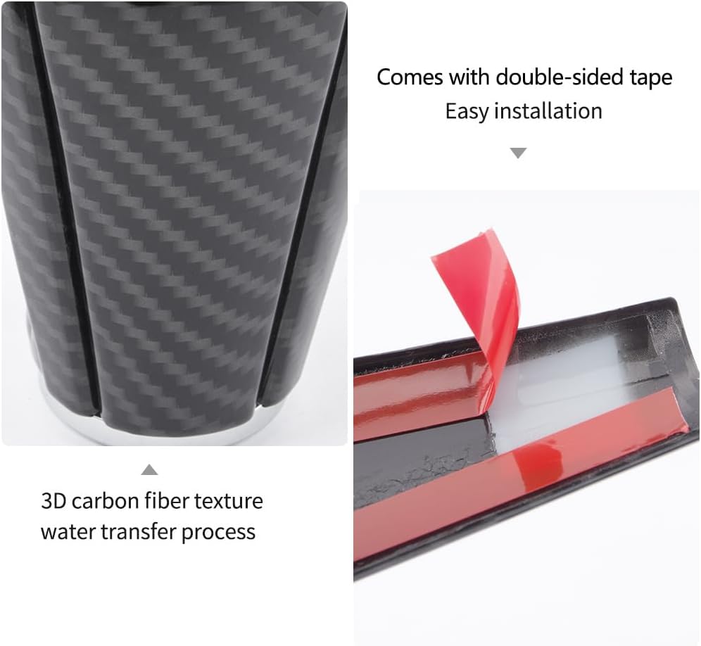 HNLUY Moldura para Mazda M3 CX-30 CX-50 Accesorios Cubierta de Pomo de Cambio Automático Cubierta de Tapón Protector Interior Deportivo Estilo –