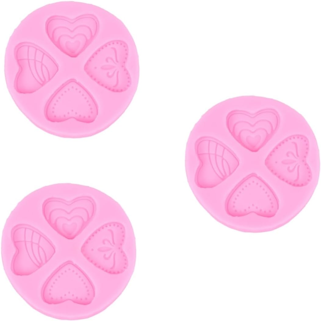 DECHOUS 3pcs kitchen tool tools Lace design mold DIY mold molde de para resina mold for resin dessert cake mould cookie cookie molds heart mold