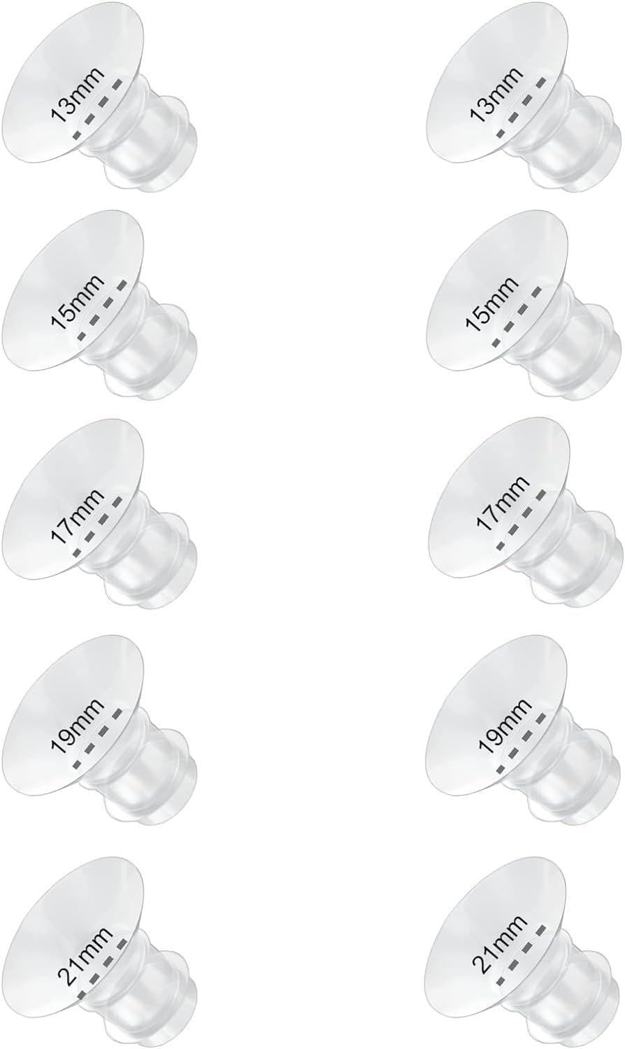 10 piezas de insertos de brida de 131517190.827 in, compatible con Momcozy S12 ProM5S9 Pro – Extractor de leche manos libres, uso para