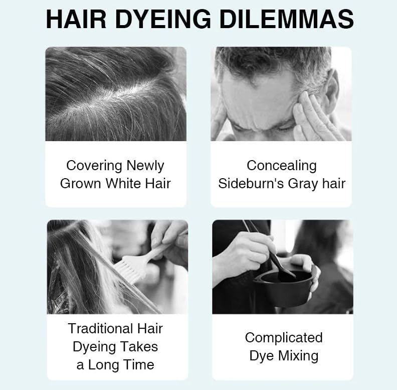 Extracto de plantas con esencia de tinte para el cabello, crema de teñido de frutas negras sin amoníaco con peine, crema de tinte orgánico para el