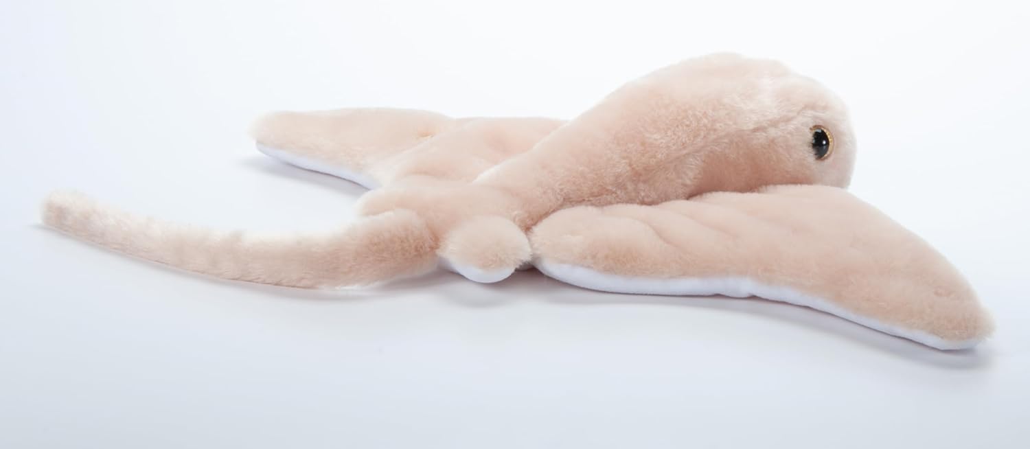 The Petting Zoo Cownose Ray – Peluche de peluche, regalos para niños, animales marinos Wild Onez, juguete de peluche de rayas de 24 pulgadas de