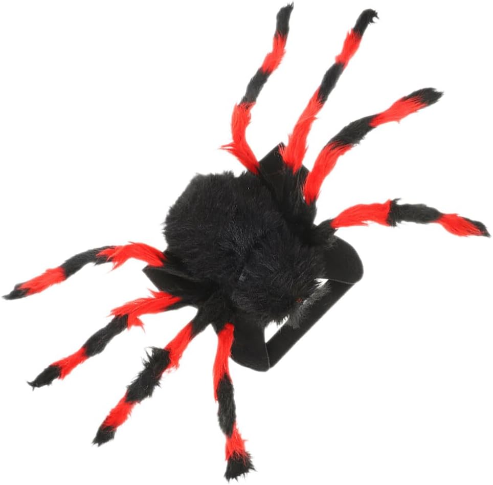 Ipetboom Disfraces de Halloween para mascotas, disfraz de araña, lindo perro, gato, araña, cosplay, disfraces divertidos, ropa para vacaciones,