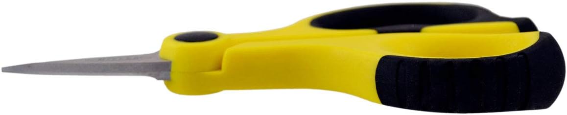 Miller KS-2 Tijeras de Kevlar de fibra óptica con bolsa para cinturón, tijeras de utilidad fácilmente portátiles para electricistas y técnicos que