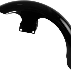 XMT-MOTO Guardabarros delantero envuelto de 21 pulgadas para Harley Davidson Touring Road King Custom Baggers 1997-2013, negro pintado XMT-MOTO Guardabarros delantero envuelto de 21 pulgadas para Harley Davidson Touring Road King Custom Baggers 1997-2013, negro pintado