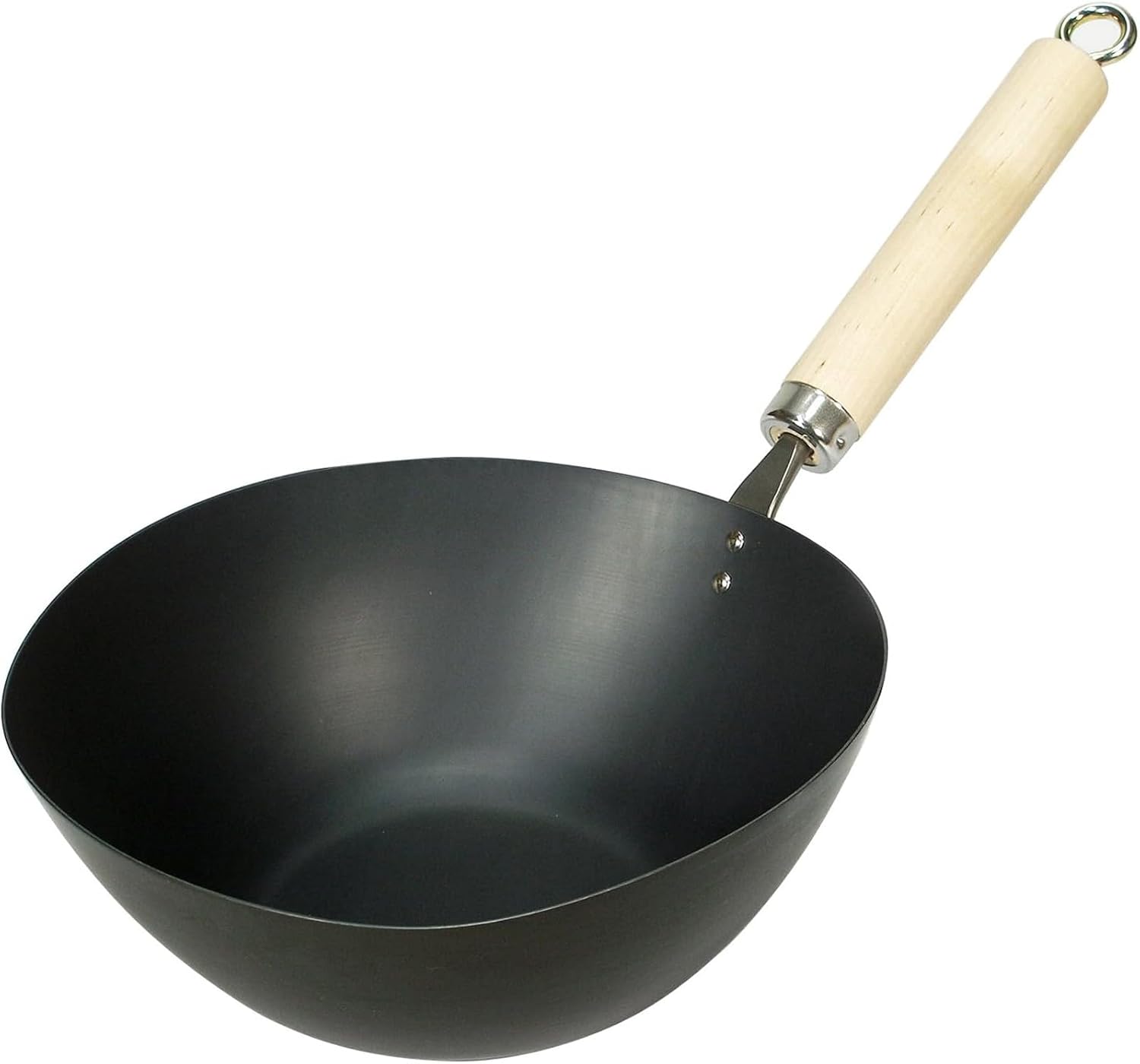 Riverlight J1930A Kyoku Japan – Olla asiática de hierro, 0.3 galones (1.8 l), nitruro de hierro, resistente al óxido, fabricada en Japón