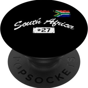 Distressed South Africa Pride Country Code PopSockets Swappable PopGrip Distressed South Africa Pride Country Code PopSockets Swappable PopGrip