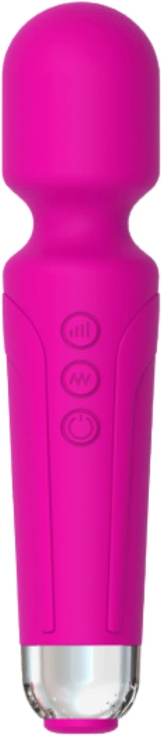 Masajeador de varita eléctrica de silicona, juguetes para mujer, rosa, masajeador personal hipoalergénico seguro para el cuerpo, juguetes para