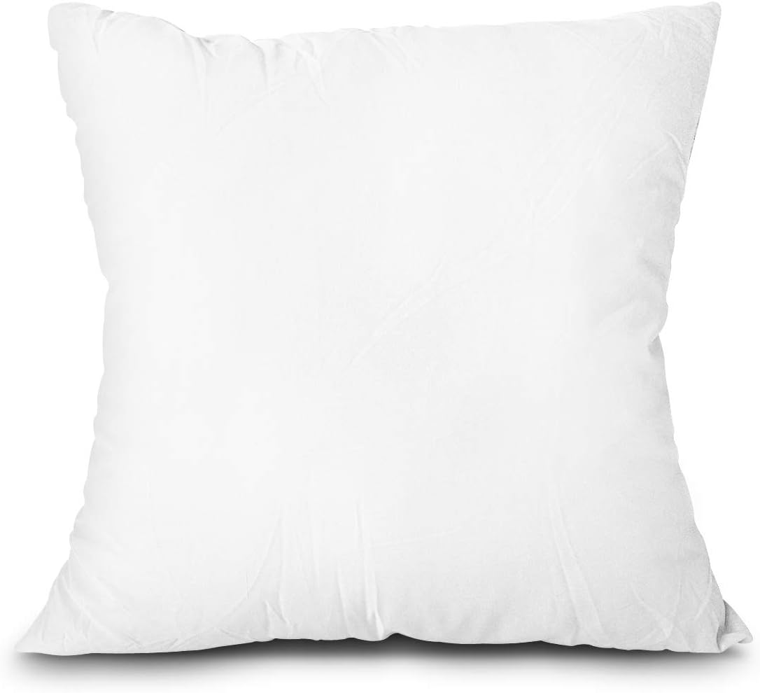 EDOW- Almohada de poliéster suave y ligera, almohada para decoración, relleno para funda, lavable a máquina