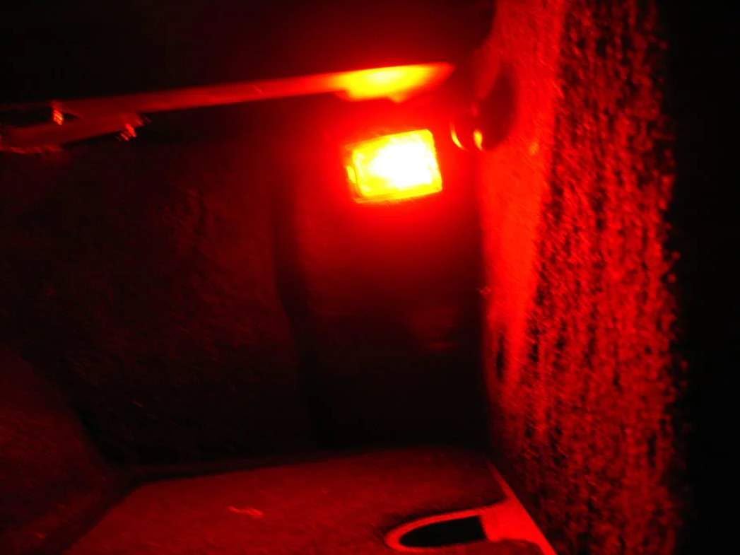iJDMTOY Conjunto de luz LED para maletero de 2 W, de alta potencia, color rojo brillante, para área de carga, compatible con Honda, compatible con