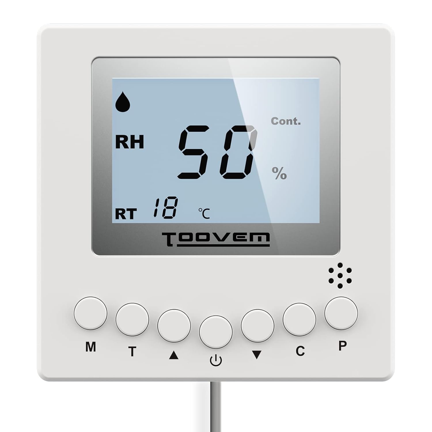 TooVem – Control remoto para humedad digital, temperatura, adapta el nivel de humedad, para deshumidificador de espacio de rastreo de sótano