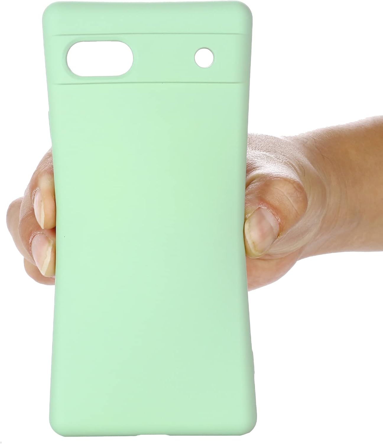 Funda para Google Pixel 7A, cubierta de protección de silicona líquida, forro de microfibra antiarañazos, TPU suave, a prueba de golpes, funda