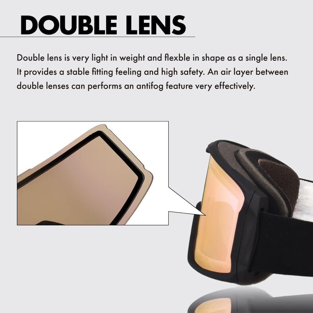 ZERO TECH BASE Replacement Lens for Oakley Lineminer xl Snow Goggle Ski Snowboad