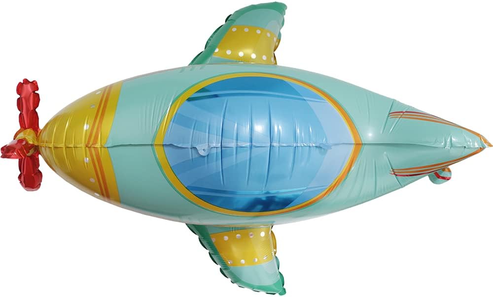 Globos de helio de avión de transporte de dibujos animados 4D de 24 pulgadas, globos de helio para niños y niñas, suministros de fiesta, decoración