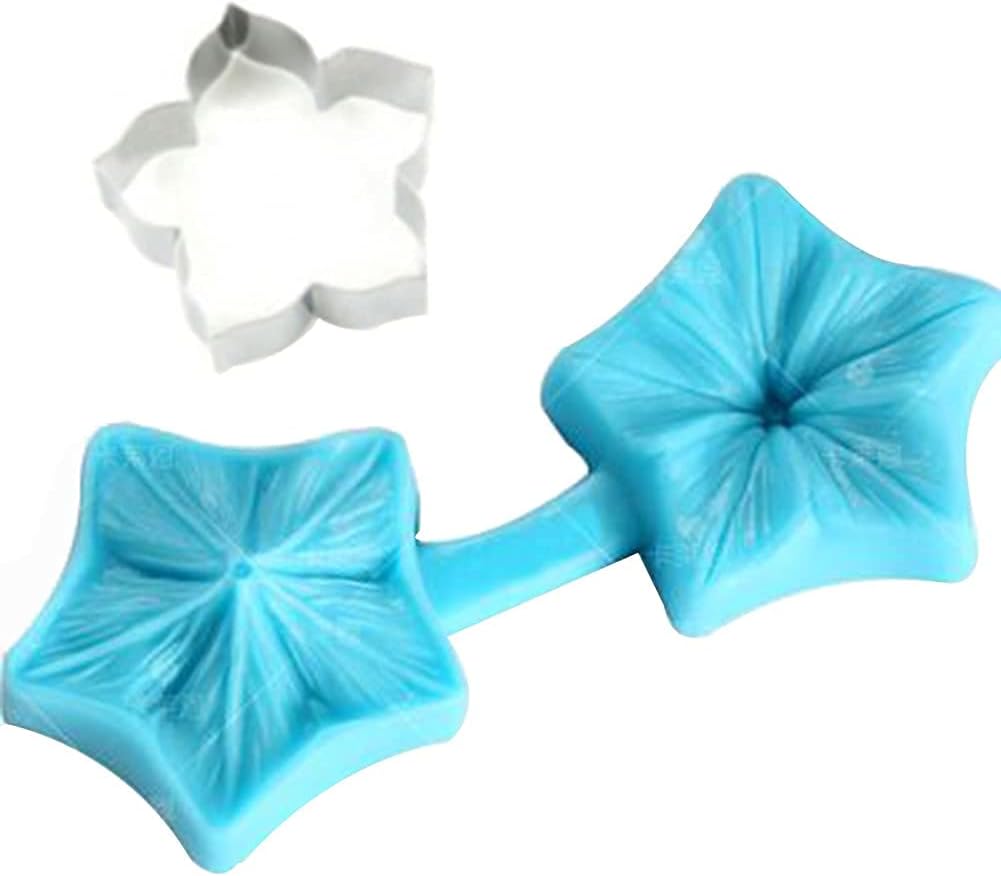 KALAIEN Flor Cupcake Toppers Fondant Azúcar Artesanía Herramientas Gumpaste Chocolate Moldes