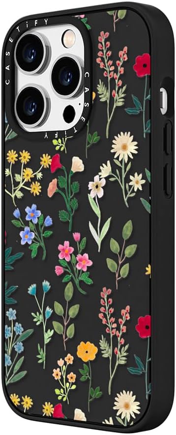 CASETiFY Impact – Funda para iPhone 15 Pro 4 veces probada contra caídas de grado militar, protección contra caídas de 8.2 pies – Estampado de