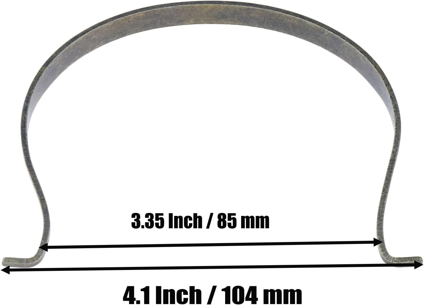 Mango de tetera de metal, hebilla externa de bronce reemplazo de mango de tetera para olla de cerámica, ollas de té de cerámica, mango de repuesto
