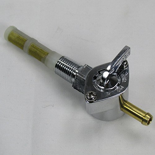 Válvula de cierre de combustible de púas de manguera recta NPT filtrada NPT para motocicleta de 14 pulgadas, manguera de combustible de