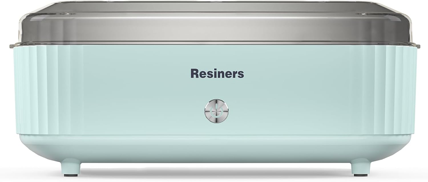Resiners Máquina de curado de resina con bandeja más grande para arrancador de resina, aire de curado, suministros de resina de curado automático