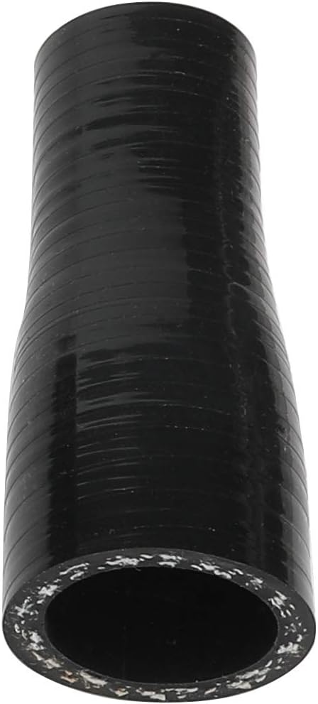 AC PERFORMANCE Reductor recto negro ID de 1.732 in a 2.008 in (1.75 a 2 pulgadas), longitud 3 pulgadas (2.992 in), grosor de pared 0.18 pulgadas