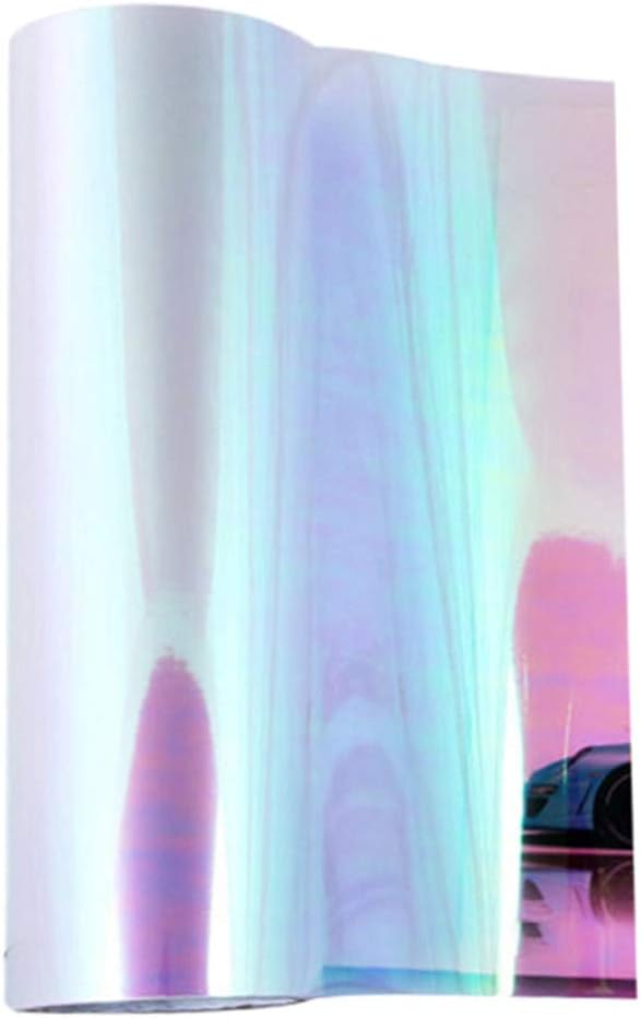 LZLRUN Rollo de vinilo para faros traseros extra anchos de 16 x 60 pulgadas, rollo de película autoadhesiva para luz antiniebla (camaleón