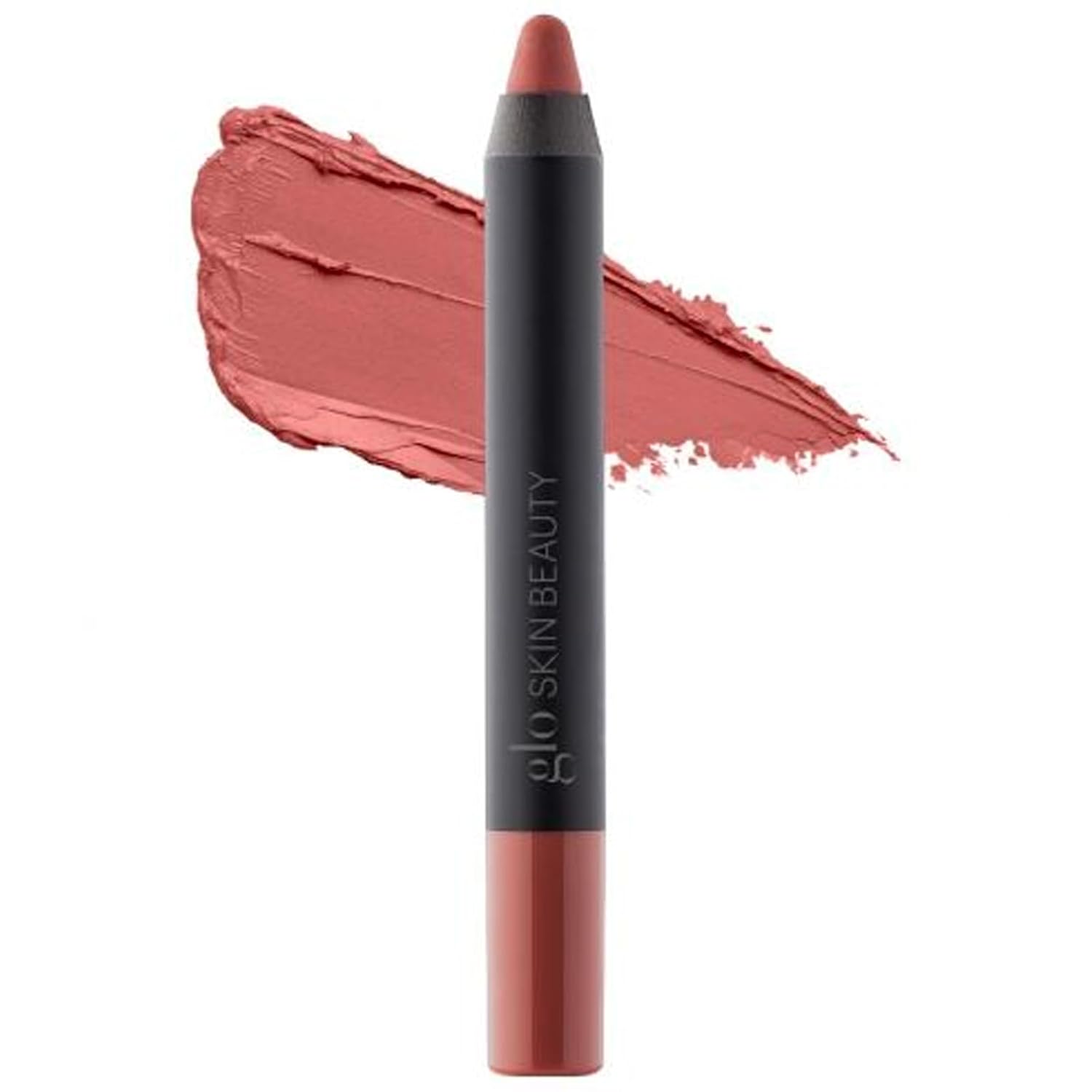 Glo Skin Beauty Lápiz labial mate de gamuza (Woodrose), fórmula de larga duración que se mantiene todo el día, con manteca de karité acondicionador