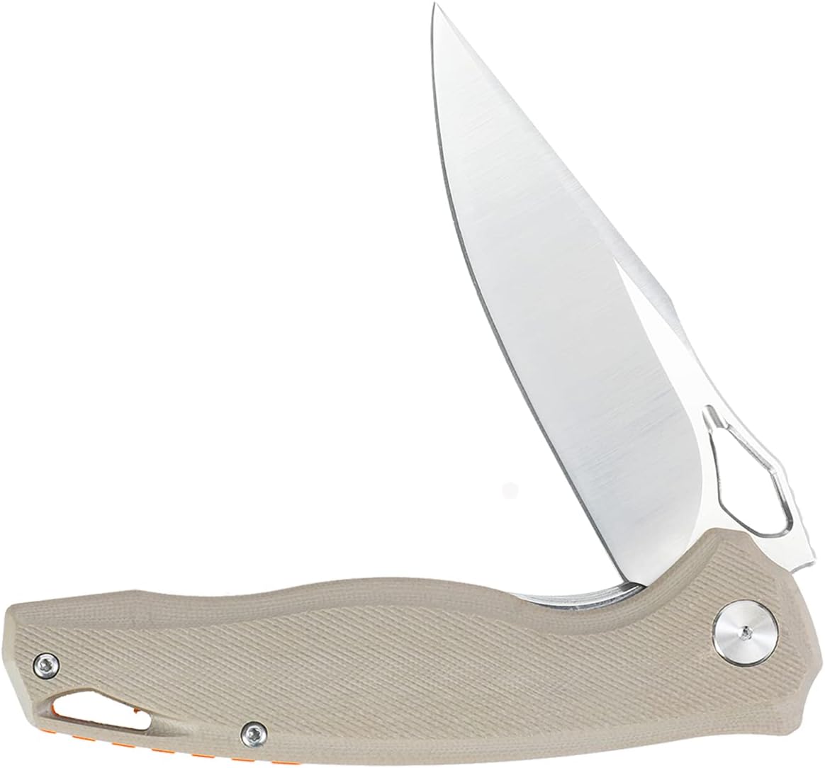 Cuchillo de bolsillo plegable para exteriores con clip, cuchillos tácticos asistidos por resorte para senderismo, caza y campamento, cuchillo de