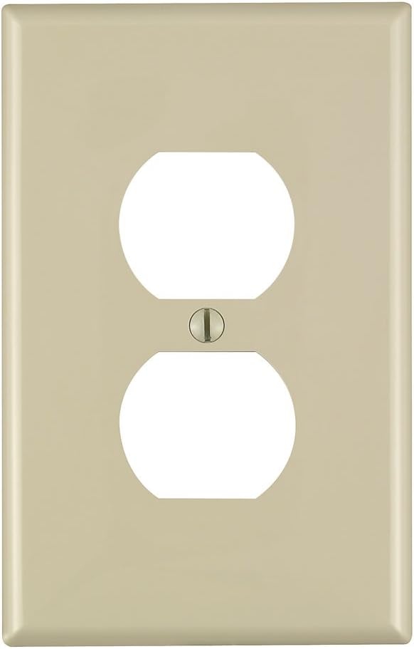 Leviton – Placa de interruptor de pared de 1 unidad, PJ8-I