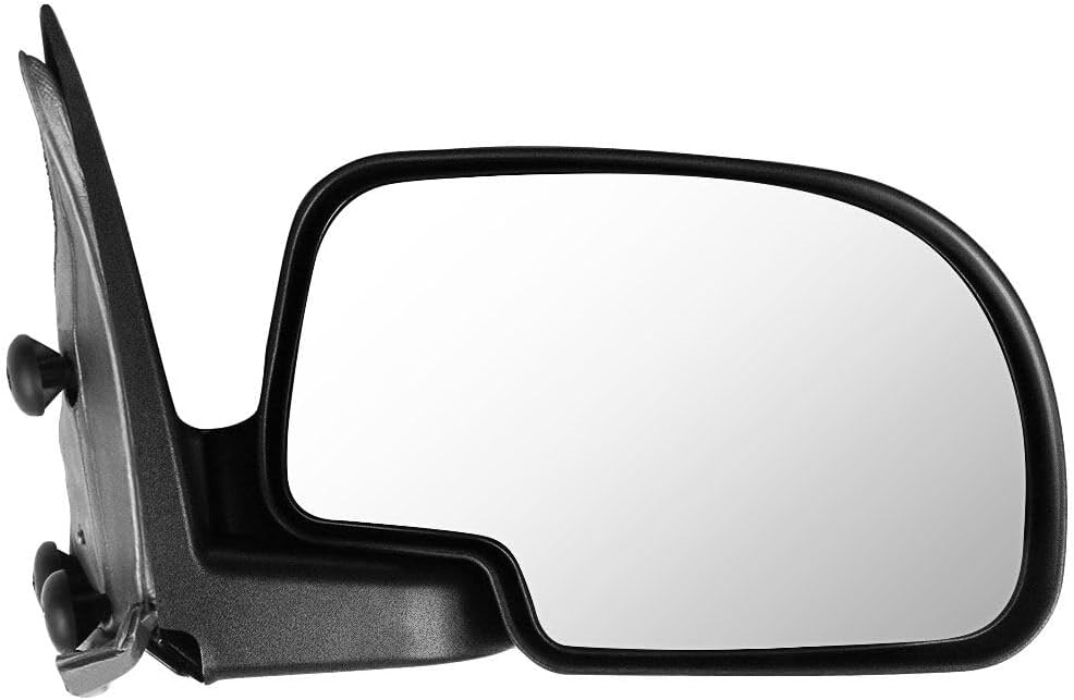 SCITOO Espejo retrovisor lateral derecho del pasajero para 1999-2007 para Chevy Silverado Pickup 2000 para Chevy Suburban 1999-2006 para GMC Sierra