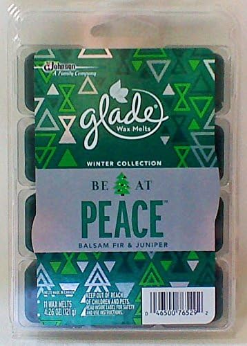 11 Glade cera derretida Be at Peace Tree Spruce Fir Juniper Limited Winter Holiday Collection Brand New In Pack