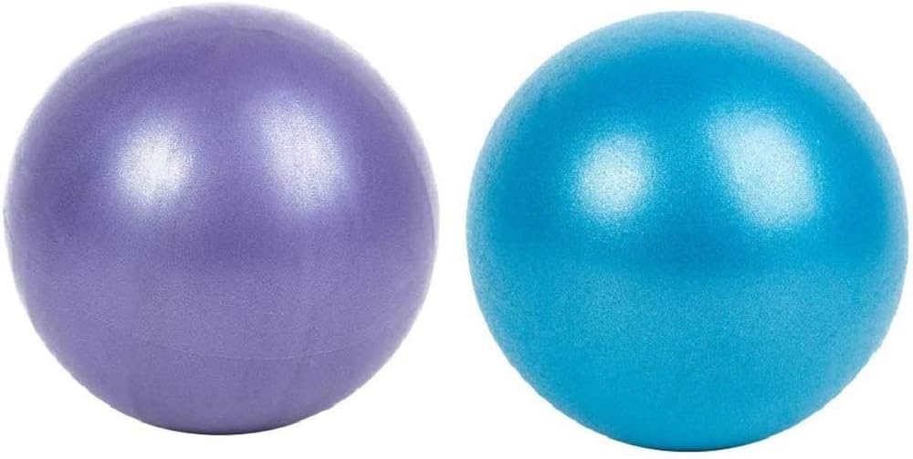 CARDALLTRY Mini pelota de ejercicio de 9 pulgadas, pelota dobladora para estabilidad, barra de pilates, yoga, entrenamiento central y terapia