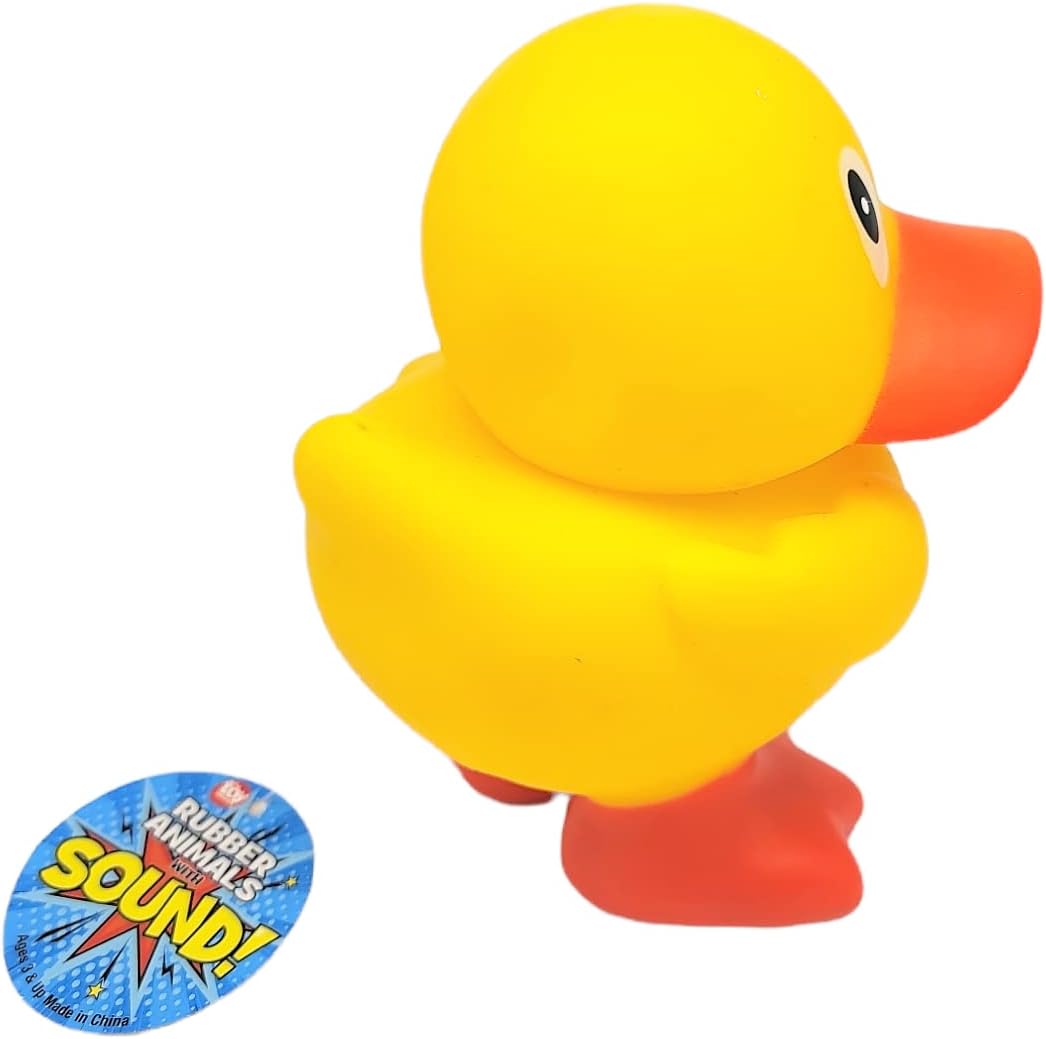 Patos de goma grandes de 5.5 pulgadas de alto (pato púrpura) coleccionables coloridos patos ideales para exhibir el tablero y jugar en el baño