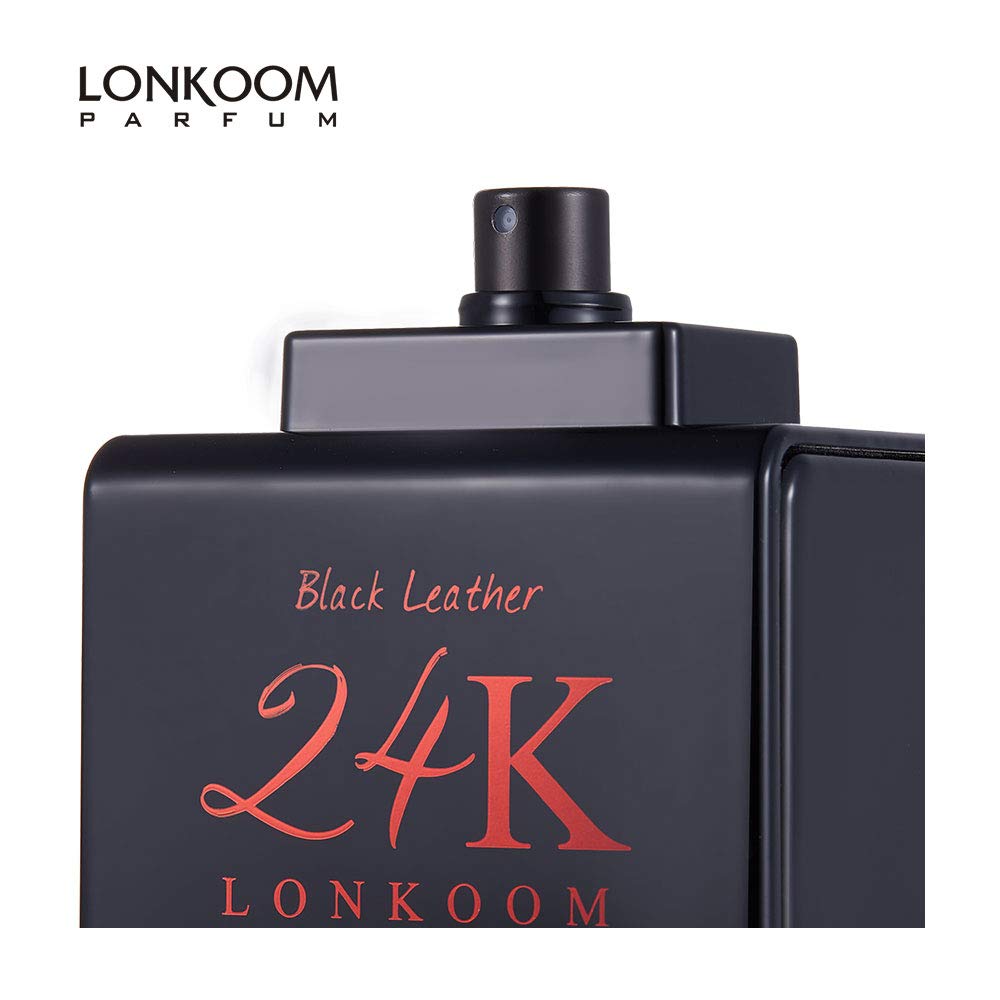 Piel negra de 24 quilates  Fragancia para hombres  Aroma de cuero sofisticado  Notas de perfume de azafrán, frambuesa, tomillo, jazmín, gamuza,