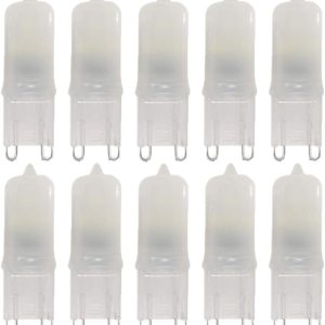 Lxcom Lighting Bombilla LED G9 regulable de 1 W, bombillas LED de maíz equivalente a 10 W, blanco cálido 3000 K, base bi-pin G9, bombillas de Lxcom Lighting Bombilla LED G9 regulable de 1 W, bombillas LED de maíz equivalente a 10 W, blanco cálido 3000 K, base bi-pin G9, bombillas de