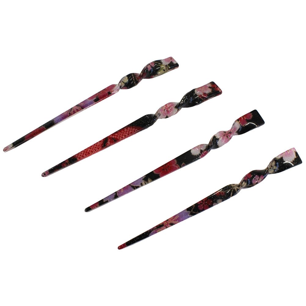 Kanzashi – Alfiler de pelo japonés Chirimen