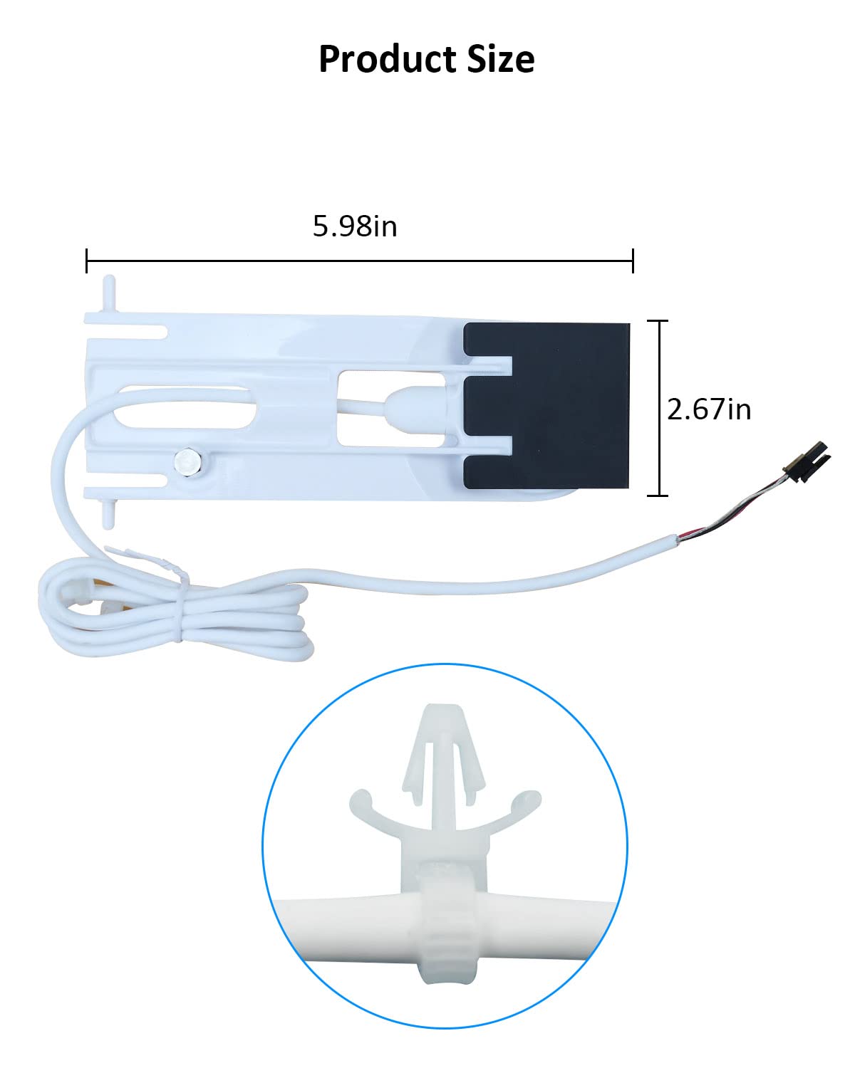 000008660 Conjunto de sonda de espesor de hielo para Manitowoc Indigo Series Ice Machine Parte, control de espesor de hielo