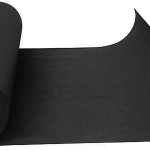 Rollo de papel de regalo negro kraft  24 x 1181 pulgadas (98 pies), rollo de papel para manualidades ideal para envolver regalos, proyectos de arte Rollo de papel de regalo negro kraft  24 x 1181 pulgadas (98 pies), rollo de papel para manualidades ideal para envolver regalos, proyectos de arte