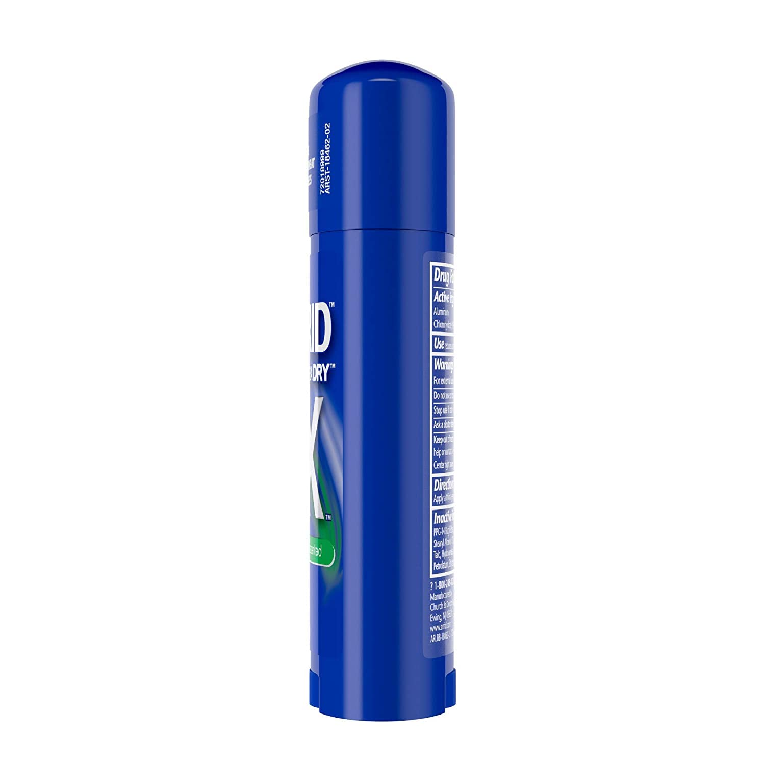 Arrid XX Antitranspirante y desodorante sólido, sin perfume, 2.6 onzas (paquete de 2)