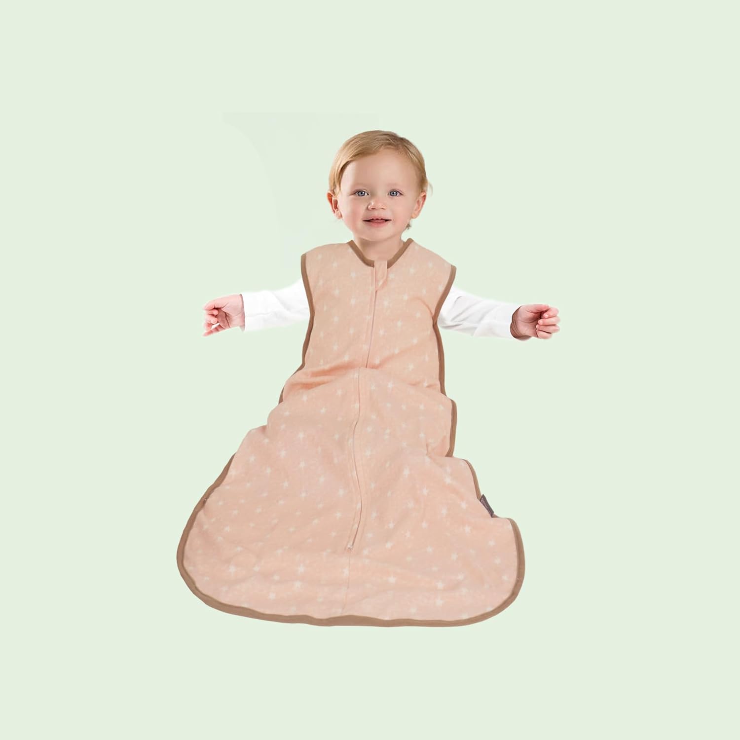 Saco de dormir para bebé de algodón natural para niños de 2 a 3 años, 36 meses, sin mangas, 4 estaciones, ligero, unisex, 18-24 meses, Tog 1.0, saco