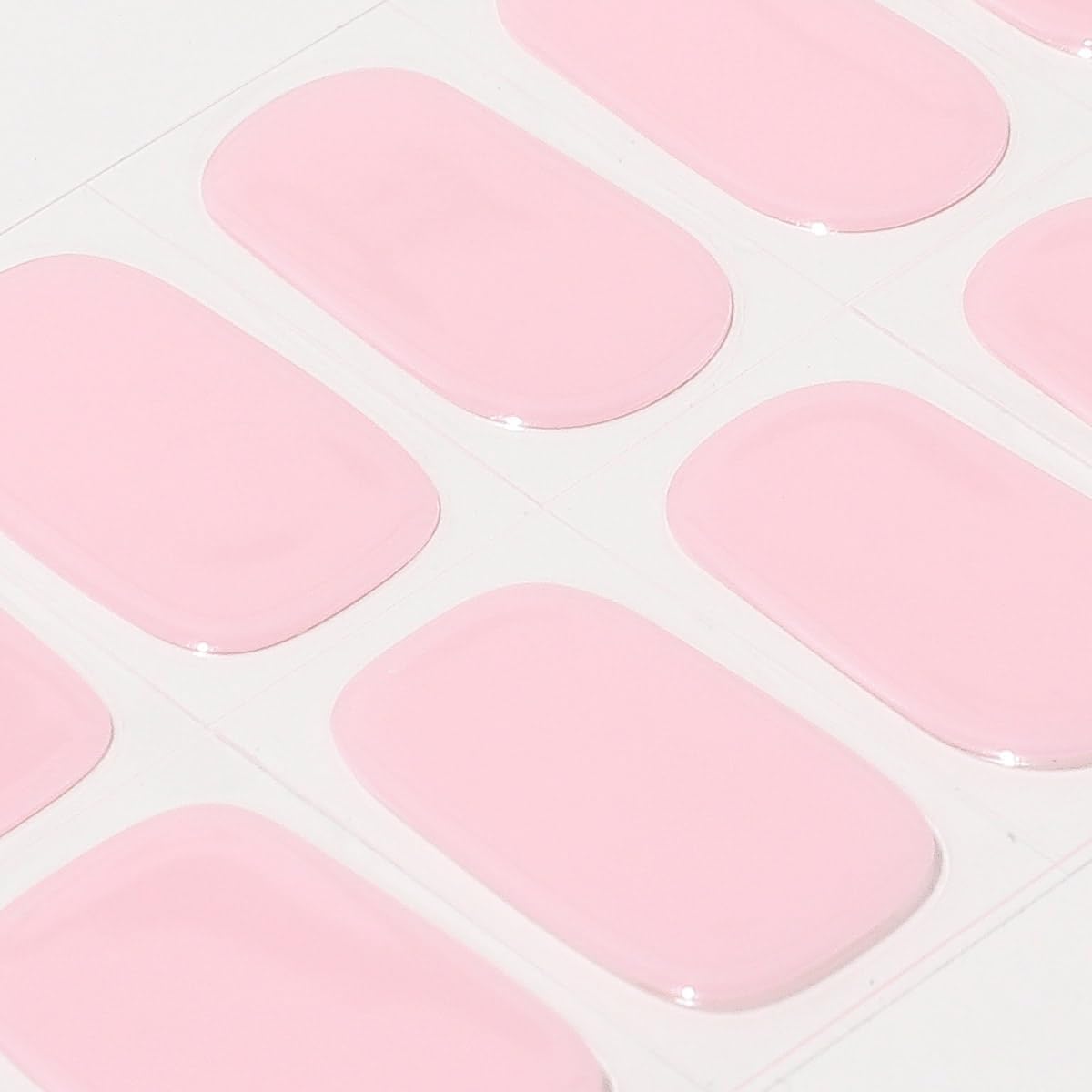 ACROIN Tiras de uñas de gel semicuradas, 20 calcomanías, funciona con lámparas de uñas, calidad de salón, larga duración, fácil de aplicar y quitar,